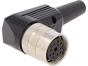 Wtyk M16 żeński na przewód IP40 wtyk lutowanie 60V 12pin Wtyk M16 żeński na przewód IP40 wtyk lutowanie 60V 12pin