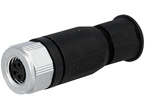 Złącze M8 żeńskie 4PIN proste na przewód wtyk