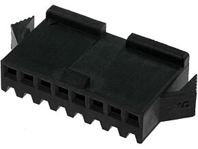 Wtyk przewód-przewód żeński 8pin bez styków 2,5mm NPP 250V