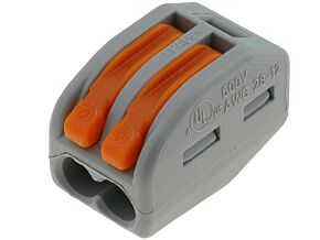 Złączka: szybkozłączka instalacyjna; PIN:2; zacisk sprężynowy