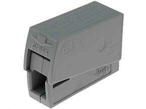 Złączka: szybkozłączka instalacyjna; zacisk sprężynowy; 24A