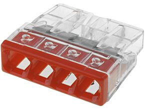 Złączka: szybkozłączka instalacyjna; 2273; tory:4; 0,5÷2,5mm2