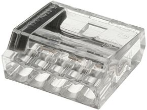 Złączka: szybkozłączka instalacyjna; tory:5; zacisk sprężynowy Złączka: szybkozłączka instalacyjna; tory:5; zacisk sprężynowy