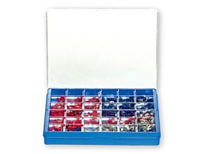 Zestaw 640 konektorów izolowanych w 30 rodzajach Zestaw 640 konektorów izolowanych w 30 rodzajach