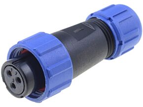 Złącze okrągłe WEIPU wtyk SP13 żeński 3PIN IP68 250V na przewód Złącze okrągłe WEIPU wtyk SP13 żeński 3PIN IP68 250V na przewód