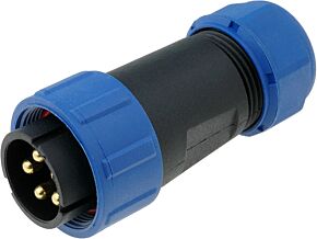 Złącze okrągłe WEIPU wtyk SP21 męski 5PIN IP68 500V na przewód Złącze okrągłe WEIPU wtyk SP21 męski 5PIN IP68 500V na przewód