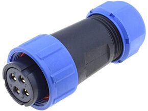 Złącze okrągłe WEIPU wtyk SP21 żeński 4PIN IP68 500V na przewód Złącze okrągłe WEIPU wtyk SP21 żeński 4PIN IP68 500V na przewód