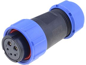 Złącze okrągłe WEIPU wtyk SP21 żeński 5PIN(2+3) IP68 500V na przewód Złącze okrągłe WEIPU wtyk SP21 żeński 5PIN(2+3) IP68 500V na przewód