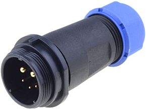 Złącze okrągłe WEIPU wtyk SP21 męski 5PIN(2+3) IP68 500V na przewód Złącze okrągłe WEIPU wtyk SP21 męski 5PIN(2+3) IP68 500V na przewód