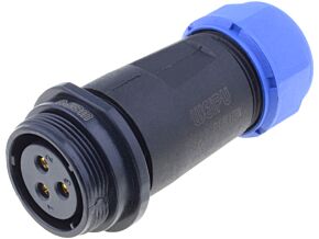 Złącze okrągłe WEIPU wtyk SP21 żeński 3PIN IP68 500V na przewód Złącze okrągłe WEIPU wtyk SP21 żeński 3PIN IP68 500V na przewód
