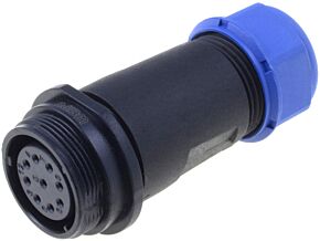 Złącze okrągłe WEIPU wtyk SP21 żeński 9PIN IP68 500V na przewód Złącze okrągłe WEIPU wtyk SP21 żeński 9PIN IP68 500V na przewód