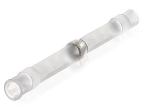 Motocyklowy łącznik termokurczliwy z tuleją cynową biały 1,5mm