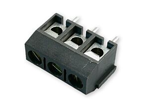 Listwa zaciskowa raster 5mm, prosta 3n szara