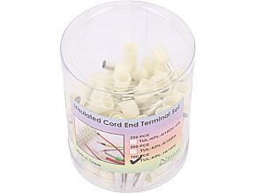 Zestaw NINIGI końcówki tulejkowe izolowana 10mm2 18mm 100szt.