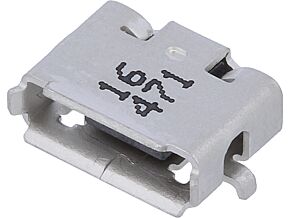 Gniazdo USB AB micro na PCB SMT 5PIN poziome inverse 0,65mm Gniazdo USB AB micro na PCB SMT 5PIN poziome inverse 0,65mm