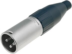 Wtyk XLR męski 3pin prosty na przewód lutowanie 6,5mm 133V AMPHENOL Wtyk XLR męski 3pin prosty na przewód lutowanie 6,5mm 133V AMPHENOL