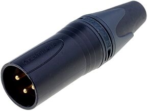 Wtyk XLR męski 3pin prosty na przewód lutowanie 3,5÷8mm NEUTRIK Wtyk XLR męski 3pin prosty na przewód lutowanie 3,5÷8mm NEUTRIK