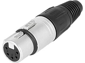 Wtyk żeński XLR 5pin profesjonalny firmy NEUTRIK