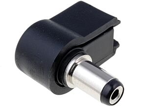 Wtyk zasilający DC żeński kątowy 2.1/5.5mm dł.=9mm