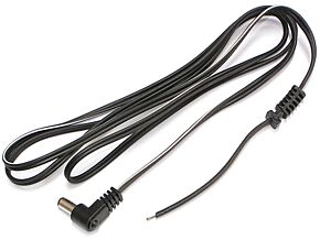 Wtyk zasilajacy kątowy 2,1/5,5 mmm z przewodem Wtyk zasilajacy kątowy 2,1/5,5 mmm z przewodem