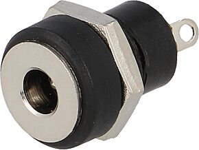 Gniazdo zasilające DC męskie 3,4/1,4mm lutowanie na panel Gniazdo zasilające DC męskie 3,4/1,4mm lutowanie na panel