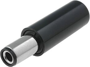 Wtyk zasilający DC żeński 5,5mm / 2,5mm na przewód do lutowania Wtyk zasilający DC żeński 5,5mm / 2,5mm na przewód do lutowania