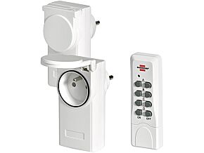 Zestaw 2 gniazd sieciowych Brennenstuhl sterowanych pilotem IP44