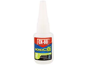 Klej cyjanoakrylowy; płyn; pojemnik plastikowy; 20g