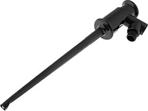 Chwytak pomiarowy haczykowy fi przewodu 4mm 3A czarny Chwytak pomiarowy haczykowy fi przewodu 4mm 3A czarny