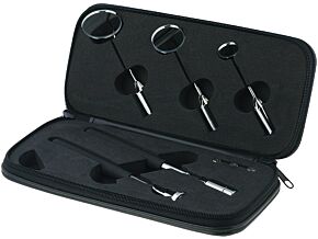 Zestaw lusterek inspekcyjnych fi20, fi30 i fi37, magnes i wysięgnik z LED