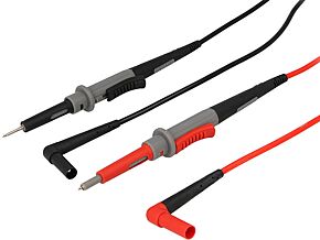 Przewody pomiarowe AXIOMET silikon 1m 10A banan kątowy 4mm/końcówka pom