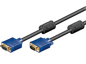 Kabel D-Sub 15pin HD wtyk, D-Sub 15pin HD gniazdo 10m GOOBAY