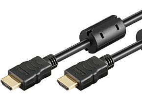 Kabel HDMI 1.4 HDMI wtyk z obu stron 1m czarny