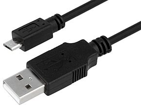 Kabel USB 2.0 LOGILINK USB A wtyk - USB B micro wtyk niklowany 0,6m czarny Kabel USB 2.0 LOGILINK USB A wtyk - USB B micro wtyk niklowany 0,6m czarny