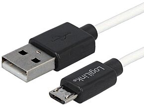 Kabel USB 2.0 LOGILINK USB A wtyk - USB B micro wtyk niklowany 1,8m Kabel USB 2.0 LOGILINK USB A wtyk - USB B micro wtyk niklowany 1,8m