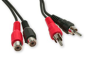 Kabel 5m 2x wtyk Cinch - 2x gniazdo Cinch Kabel 5m 2x wtyk Cinch - 2x gniazdo Cinch