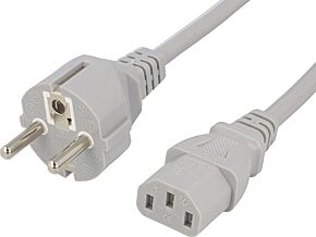 Kabel sieciowy 3m do komputera szary prosty Kabel sieciowy 3m do komputera szary prosty