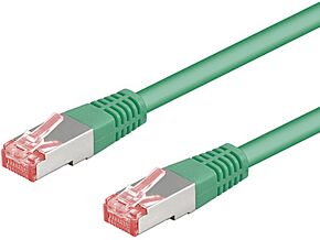 Patch cord; S/FTP; 6; linka; Cu; LSZH; zielony; 50m Patch cord; S/FTP; 6; linka; Cu; LSZH; zielony; 50m