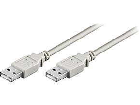 Kabel USB 2.0 GOOBAY USB A wtyk - z obu stron 3m szary Kabel USB 2.0 GOOBAY USB A wtyk - z obu stron 3m szary
