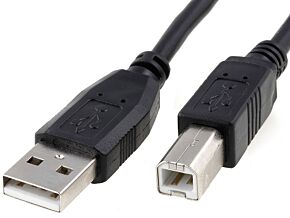 Kabel 1,8m USB wtyk męski A – wtyk męski B Kabel 1,8m USB wtyk męski A – wtyk męski B