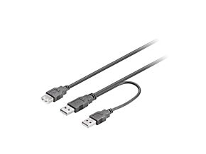 Kabel 2xUSB do urządzeń o dużym poborze mocy Kabel 2xUSB do urządzeń o dużym poborze mocy