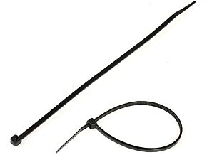 Opaska zaciskowa; L:203mm; W:3,6mm; Kolor: czarny; 176,5N