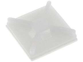 Uchwyt do opaski; poliamid; UL94V-2; naturalny; A:19,1mm; B:4mm Uchwyt do opaski; poliamid; UL94V-2; naturalny; A:19,1mm; B:4mm