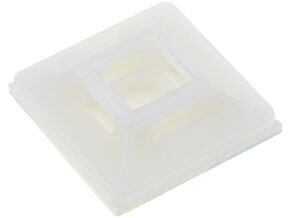 Uchwyt do opaski; poliamid; UL94V-2; naturalny; A:19,5mm; B:5mm Uchwyt do opaski; poliamid; UL94V-2; naturalny; A:19,5mm; B:5mm