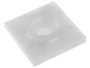 Uchwyt do opaski; poliamid; UL94V-2; naturalny; A:25,4mm; C:7,1mm Uchwyt do opaski; poliamid; UL94V-2; naturalny; A:25,4mm; C:7,1mm