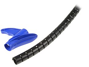 Tuba osłonowa do kabli typu Antyplątek 16mm/2m czarny Tuba osłonowa do kabli typu Antyplątek 16mm/2m czarny