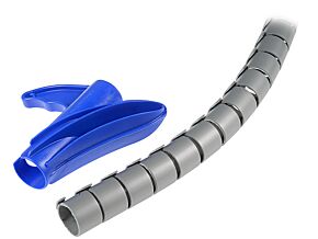 Tuba osłonowa do kabli typu Antyplątek 30mm/25m srebrny Tuba osłonowa do kabli typu Antyplątek 30mm/25m srebrny