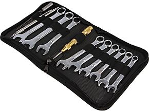 Zestaw kluczy płasko-oczkowych GOLDTOOL GTK-062 12szt.