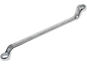 Klucz oczkowy odgięty stal chromowana 6-7mm 167mm