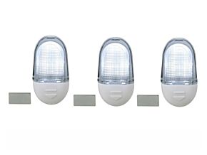 Komplet 3 lampek LED